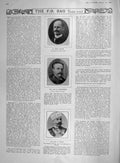 Original Old Antique Print 1907 Fedor Golovin Casimir-Perier Petkoff Bulgaria
