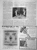 Old Antique Print 1907 Men Table Bishop Varalettes Elkington Bengers Food 20th
