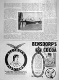 Old Antique Print 1907 Launch Cuttlefish Submarine Allcocks Plaster Cocoa 20th