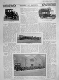 Original Old Antique Print 1907 Motor Car Olympia Argyll Renard Train 20th