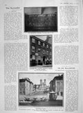 Old Antique Print 1907 Keats-Shelley Memorial Rome Grant Manchester Rye 20th