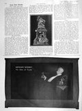 Original Old Antique Print 1907 Monument Bernardin Pierre Paul Et Virginie 20th