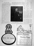 Original Old Antique Print 1907 Portrait Admiral Vernon Brown Polson 20th