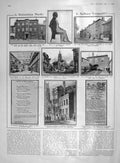 Original Old Antique Print 1907 Andrews Sudbury Pickwick Prince Wales Primrose