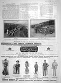 Original Old Antique Print 1907 Targa-Florio Motor Car Race Sicily Nazarro 20th