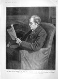 Original Old Antique Print 1907 Birrell Ireland Commons Prince Sadanaru Fushimi