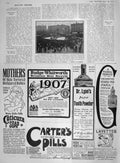 Original Old Antique Print 1907 Northumberland Fusiliers Germany Hamburg Lyons