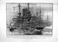 Old Antique Print 1907 Navy Battle Ship Duke Mecklenburg Paris Sorbonne 20th