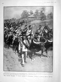 Original Old Antique Print 1907 Buffalo Siers British Borneo Chaplin 20th