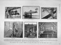 Old Antique Print 1907 Engineering Bridge New York River Temple Gardens 20th