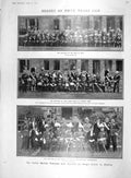 Original Old Antique Print 1907 Indian Veterans Delhi Clyde Lucknow Lloyd 20th