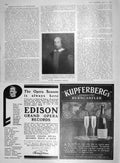 Original Old Antique Print 1907 Portrait Shakespeare Edison Records Kupferberg