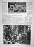 Original Old Antique Print 1907 King Oscar Stockholm Cathedral Lucknow Havelock