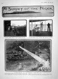 Old Antique Print 1907 Niger Ship Sarota Girouard Shelford Mr. Cleveland 20th