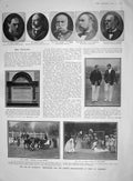 Old Antique Print 1907 Pageants Edmunds Sherwell Foster Munro Ward Hooker 20th