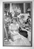Original Old Antique Print 1907 Opera Performance Audience Spectators Craig 0