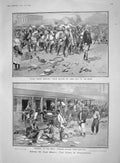 Old Antique Print 1907 Johannesburg Miners Africa Balfour Norton Banbury 20th