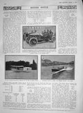Original Old Antique Print 1907 Ardennes Motor Race Moore-Brabazon Aeroplane