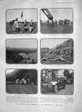 Old Antique Print 1907 German Army Westphalia Bell Switzerland Military 20th