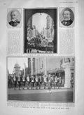 Old Antique Print 1907 Pageant Philadelphia Ward Holland Wilhelmina Queen 20th