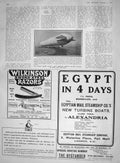 Old Antique Print 1907 Airship Count Zeppelin Dirigible Balloon Wilkinson 20th