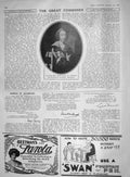 Old Antique Print 1907 William Pitt Earl Chatham Beethams Swan Fountain 20th