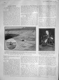 Original Old Antique Print 1907 Brooklands Motor Track Santos-Dumont Hydroplane