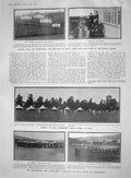 Old Antique Print 1907 Bethany Whyteleaf Cricket India Golf Goya Chapel 20th