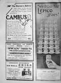 Old Antique Print 1907 Advertisement Cambus Swan Pen Prism Glasses Lemco 20th