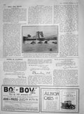Old Antique Print 1907 Floods France Bridge Andrezieux Bovril Albion Cars 20th
