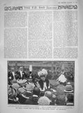 Original Old Antique Print 1907 German Kaiser Marylebone Holborn Windsor Castle
