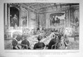 Old Antique Print 1907 Luncheon State Dining Room Windsor Castle Queen 20th