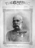 Original Old Antique Print 1907 Emperor Francis Joseph Austria Diamond Jubilee