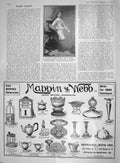 Old Antique Print 1907 Musical Prodigy Ernst Lengyel Mappin Webb London 20th