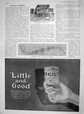 Original Old Antique Print 1907 Dressing Case Motorists Lemco Liebig Antwerp