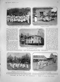 Old Antique Print 1907 Africa Wilhelmsthal School Muanza Eton Sport Boats 20th
