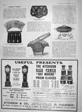 Original Old Antique Print 1907 Table Silver Stew Dish Fruit Basket Teaspoon