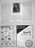 Original Old Antique Print 1907 Marshal Turenne Michelin Bensons Ludgate Hill