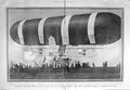Original Old Antique Print 1907 England Military Dirigible Balloon Farnborough
