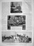 Original Old Antique Print 1908 Golf Foster Malvern Fawr Hunt Durazzo Toreador