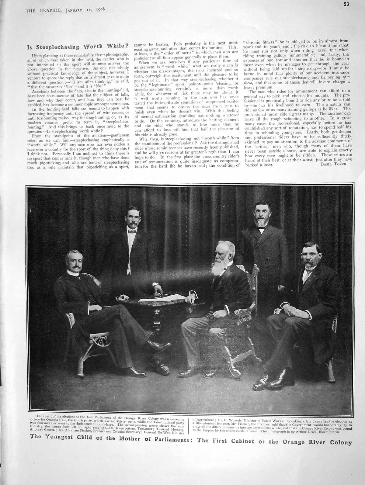 Old Antique Print 1908 Orange River Colony Ramsbottom Peltry Fashion Fur 20th