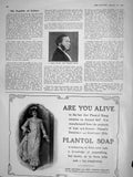 Old Antique Print 1908 Portrait Famous Editor John Thaddeus Delane Soap 20th
