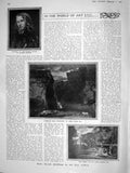 Original Old Antique Print 1908 John Moore Gordale Scar Tate Womens Fashion Hat