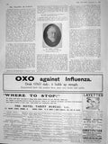 Original Old Antique Print 1908 Portrait Mr. Frederic Harrison Author 20th