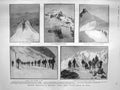 Old Antique Print 1908 Mountains Alps Snow Mont Blanc King Carlos Paul'S 20th