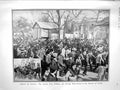 Original Old Antique Print 1908 King Alfonso Seville Spain Art Murillo Perugini