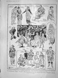 Old Antique Print 1908 Midsummer Night'S Dream Oxford New Hebrides Army 20th