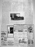 Original Old Antique Print 1908 Gobron-Brillie Limousine Motor Car Lord Denman