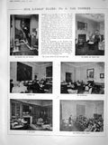Original Old Antique Print 1908 Ladies Pioneer Club Swedenborg Battalion London