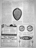Old Antique Print 1908 Inter-Port Challenge Trophy Silver Shield Cambus 20th